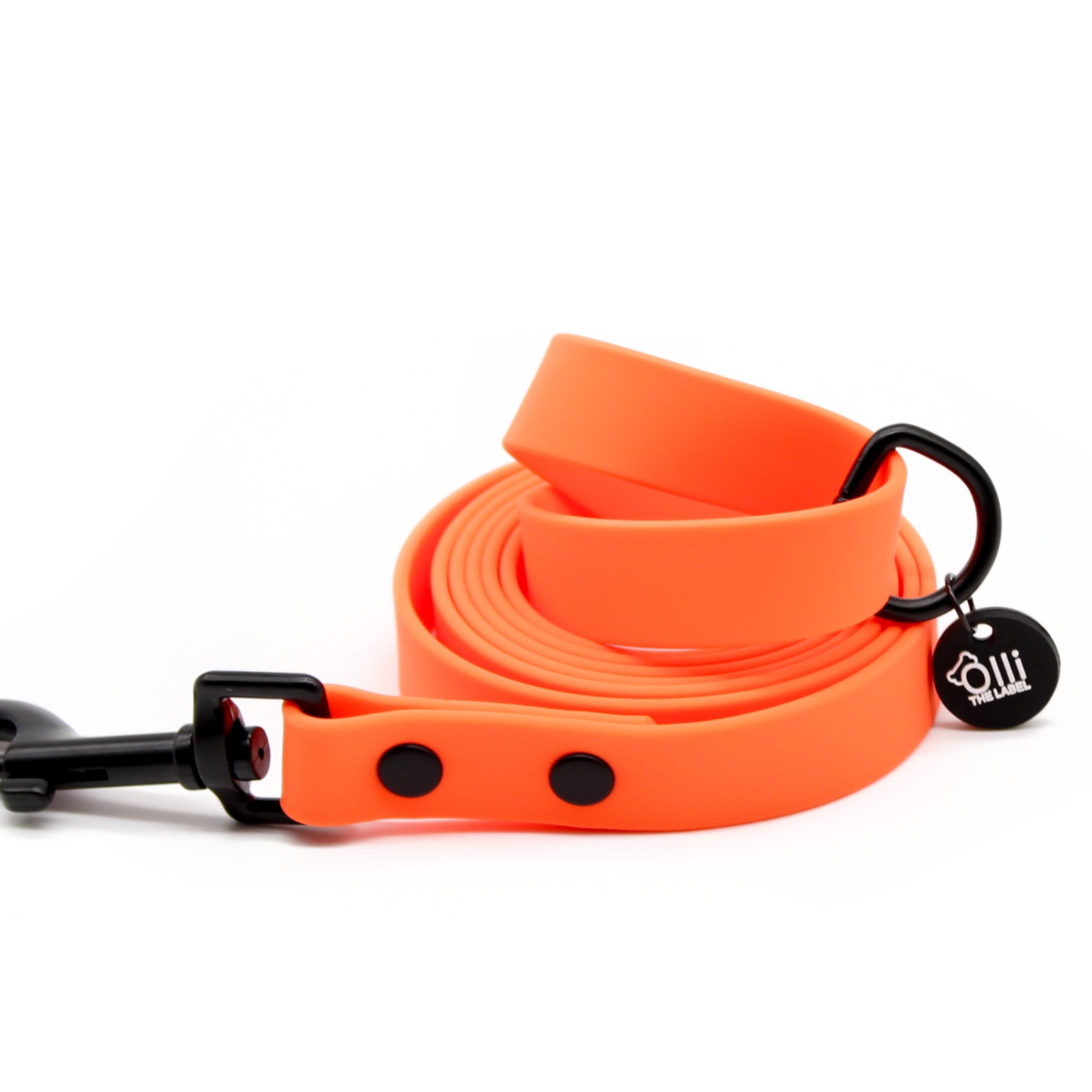 Neon Orange Pawfect Pair- Waterproof Lead + Collar