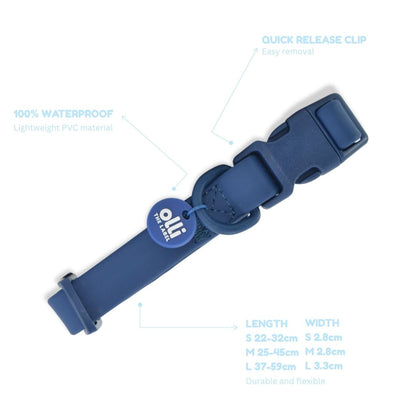 Lead + Collar Bundle- Berry Blue