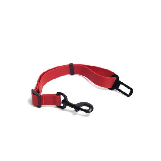 Waterproof Dog Seat Belt – Candy Red – Adjustable