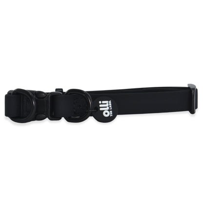 Waterproof Dog Lead and Collar Set – Neutral Black
