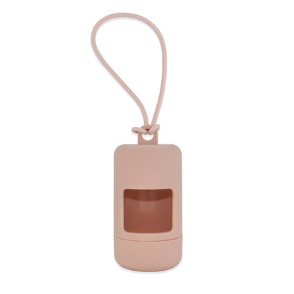 Pale Pink Poo Bag Holder