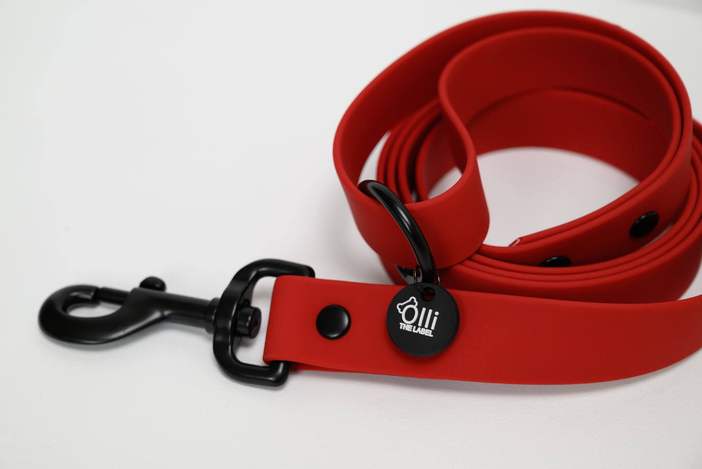Waterproof Dog Harness and Lead Set – Candy Red
