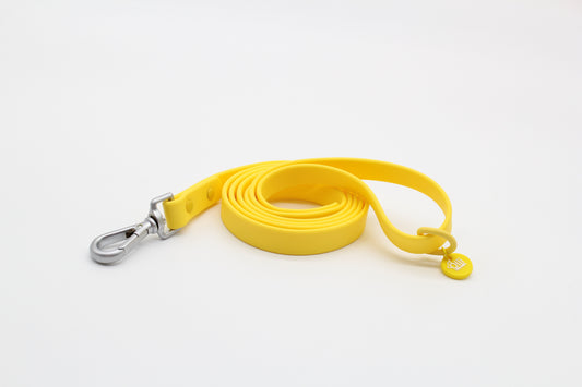 Waterproof Dog Lead – Mango Yellow