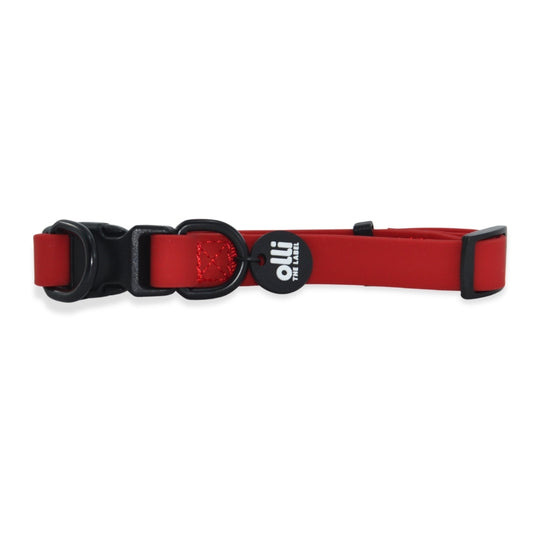 Waterproof Dog Collar – Candy Red