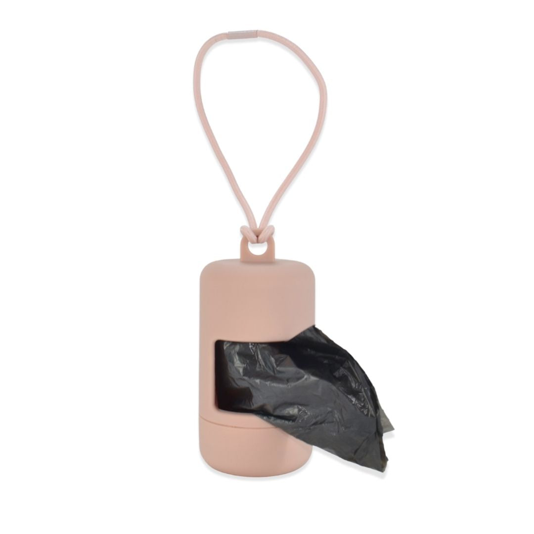 Pale Pink Poo Bag Holder