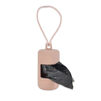 Pale Pink Poo Bag Holder