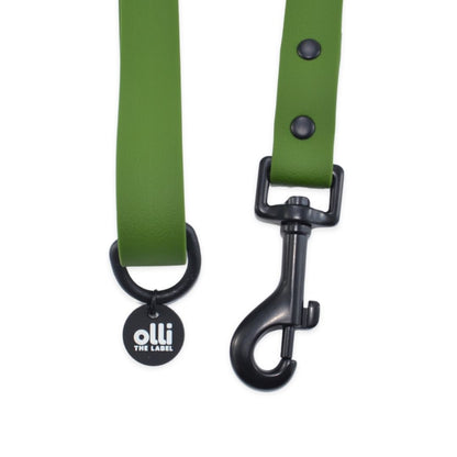 Lead + Collar Bundle- Camo Green
