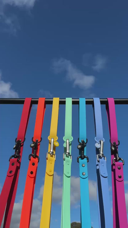 Waterproof Dog Lead – Neon Orange